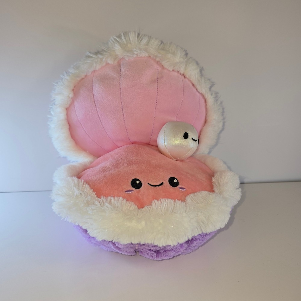 Squishable Mini Clam with Pearl Plush Pink Kawaii Soft Stuffed Toy Sea 2021